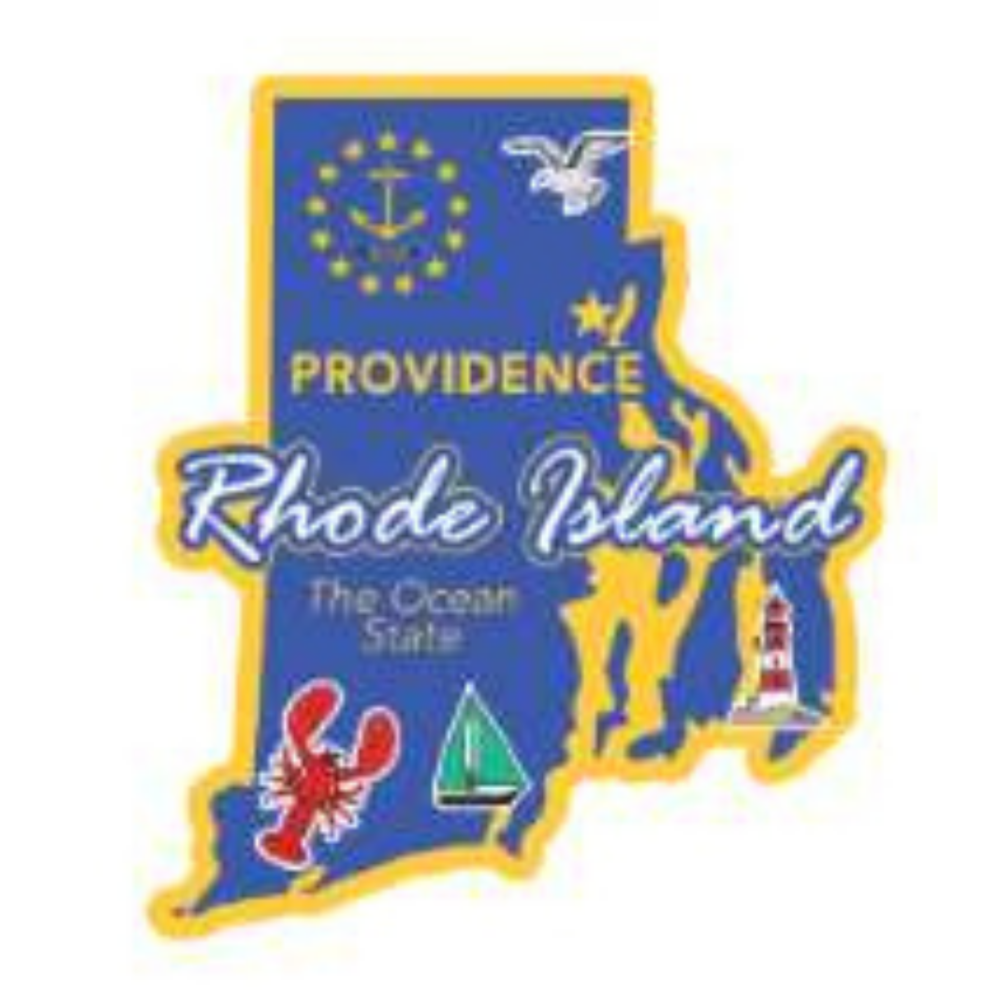 Rhode Island State Magnet